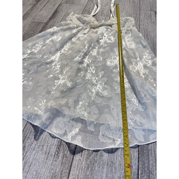 Vintage Cream Lace Slip Dress Lingere - Picture 6 of 7